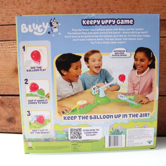 Bluey Keepy Uppy Game | Motorized Balloon Kids Party Toy Ages 4+ Family Fun Game - Picture 3 of 4
